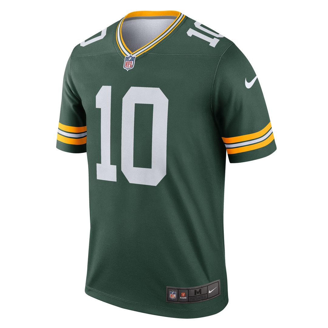 Jordan Love Green Bay Packers Nike Legend Player Performance Top - Green NFL Fan Gear Popular Style