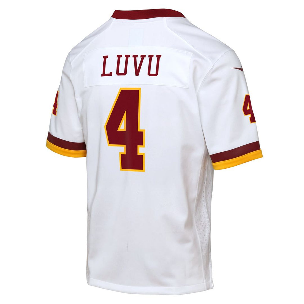 Frankie Luvu Washington Commanders Nike Youth Game Super Bowl Era Jersey - White Official NFL Team Apparel Football Fan Gear