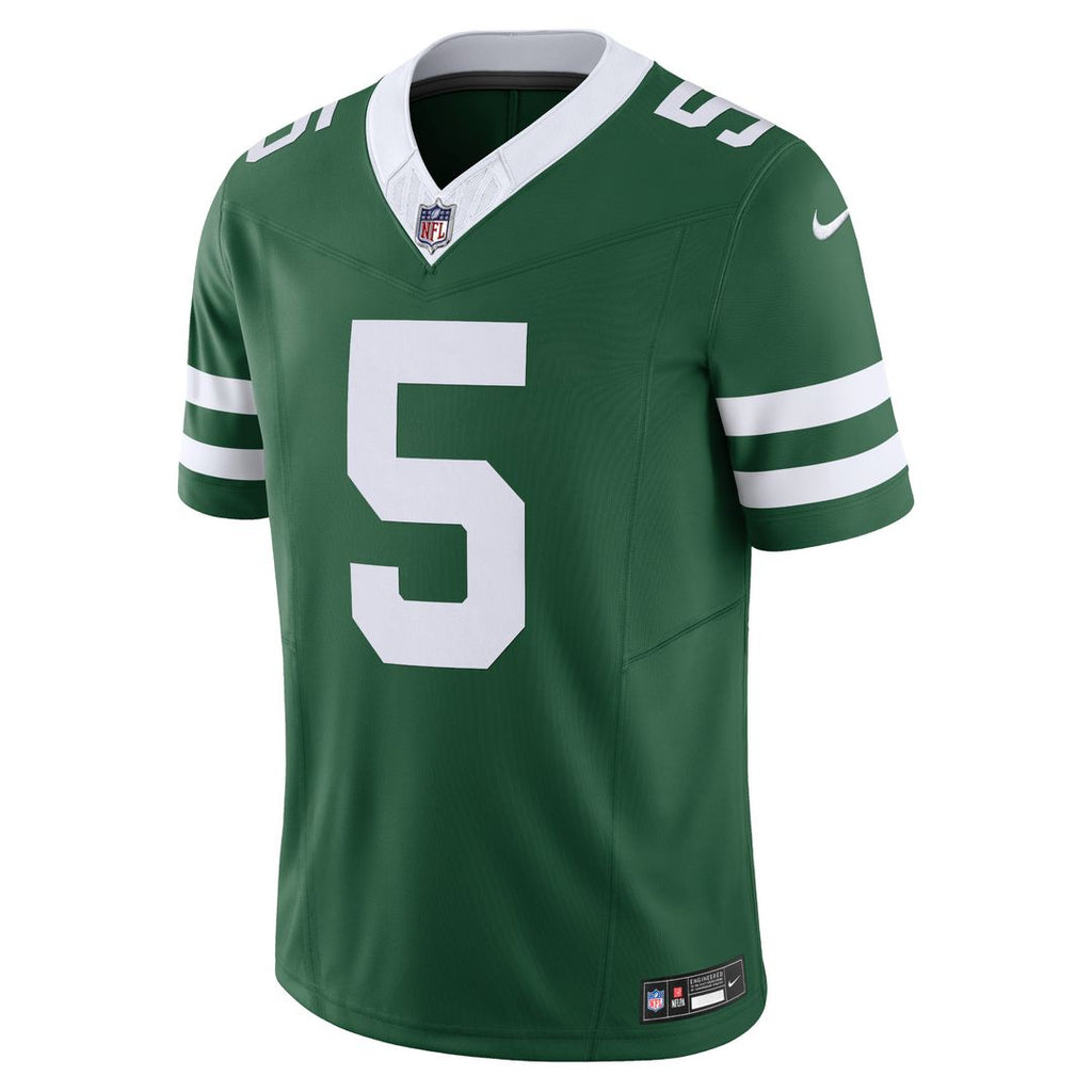 Garrett Wilson New York Jets Nike Alternate Vapor F.U.S.E. Limited Jersey - Legacy Black Official NFL Team Apparel Football Fan Gear