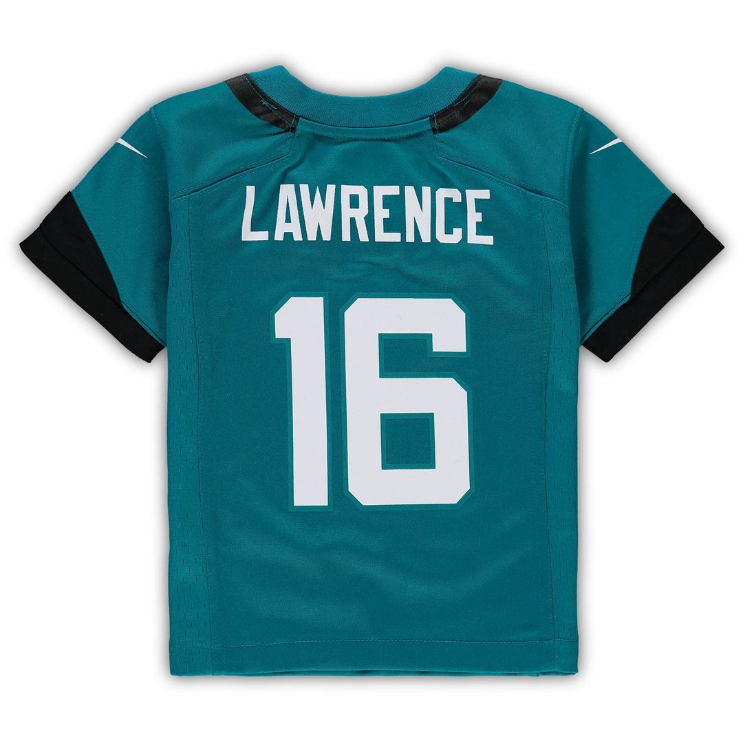 Trevor Lawrence Jacksonville Jaguars Nike Toddler Game Jersey - Teal Official NFL Team Apparel Football Fan Gear