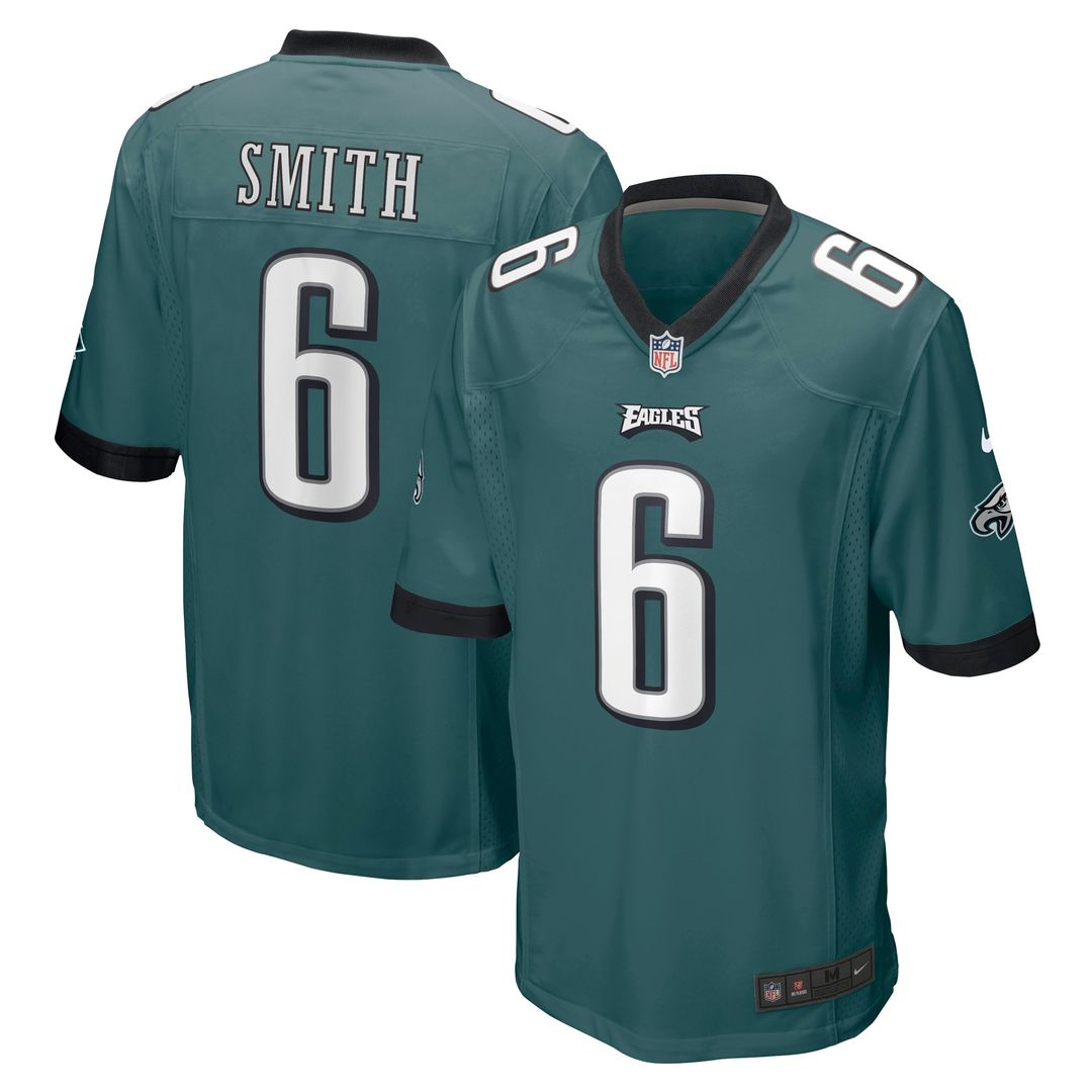 DeVonta Smith Philadelphia Eagles Nike Team Game Jersey - Midnight Green Official NFL Team Apparel Football Fan Gear