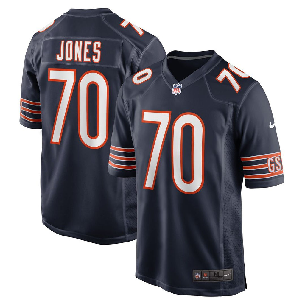 Braxton Jones Chicago Bears Nike Game Player Jersey - Navy Official NFL Team Apparel Football Fan Gear