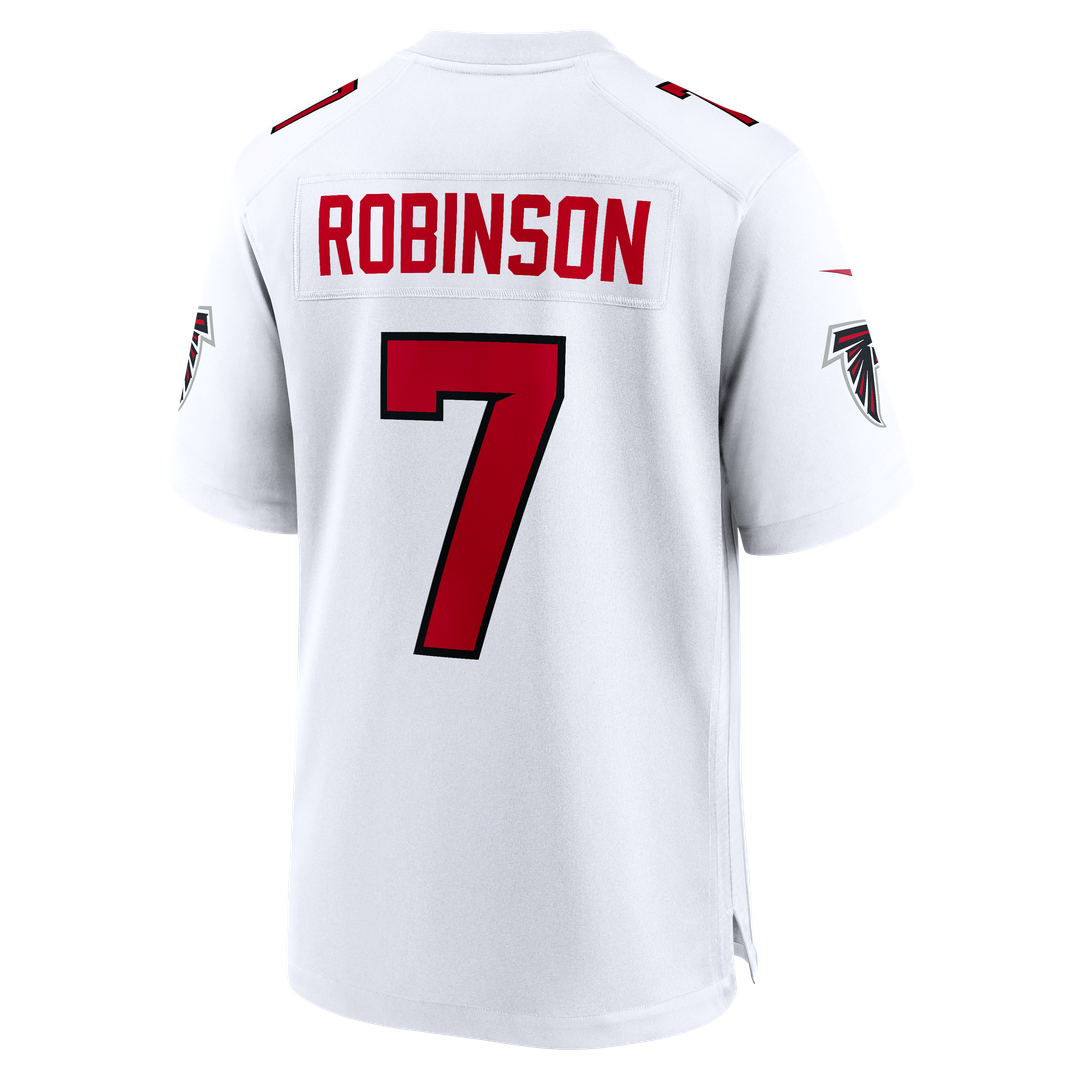 Bijan Robinson Atlanta Falcons Nike Game Jersey - White Official NFL Team Apparel Football Fan Gear