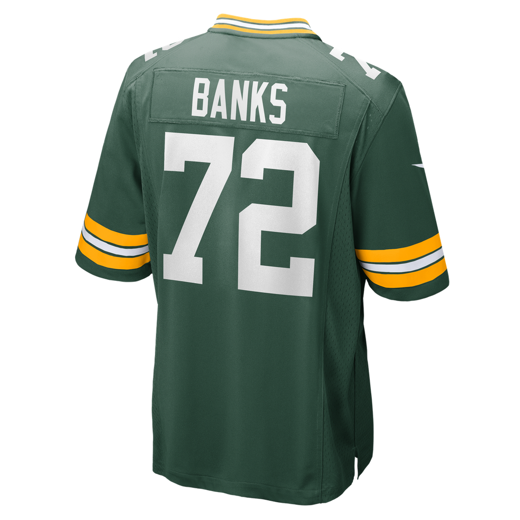 Brant Banks Green Bay Packers Nike Team Game Jersey - Green Official NFL Team Apparel Football Fan Gear