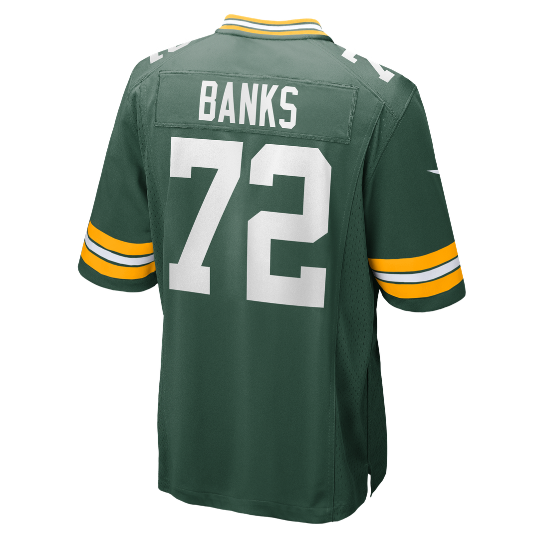 Brant Banks Green Bay Packers Nike Team Game Jersey - Green Official NFL Team Apparel Football Fan Gear