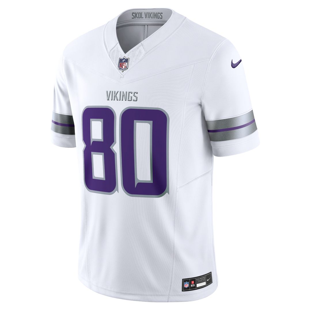 Cris Carter Minnesota Vikings Nike Alternate Vapor F.U.S.E. Retired Player Limited Jersey - White Official NFL Team Apparel Football Fan Gear