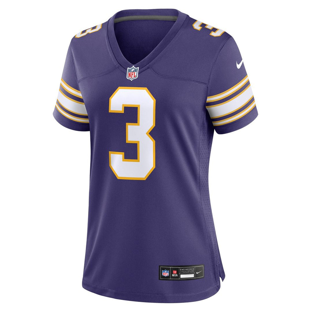 Jordan Addison Minnesota Vikings Nike Women's Alternate Game Jersey - Purple Official NFL Team Apparel Football Fan Gear