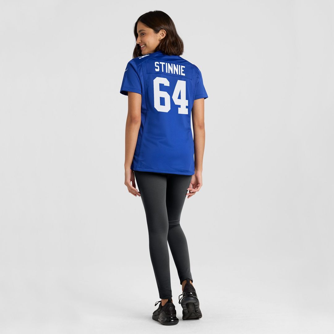 Aaron Stinnie New York Giants Nike Women's Game Jersey - Royal Official NFL Team Apparel Football Fan Gear