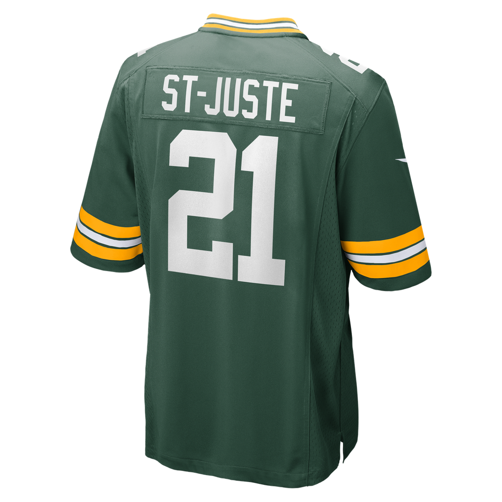 Benjamin St-Juste Green Bay Packers Nike Team Game Jersey - Green Official NFL Team Apparel Football Fan Gear