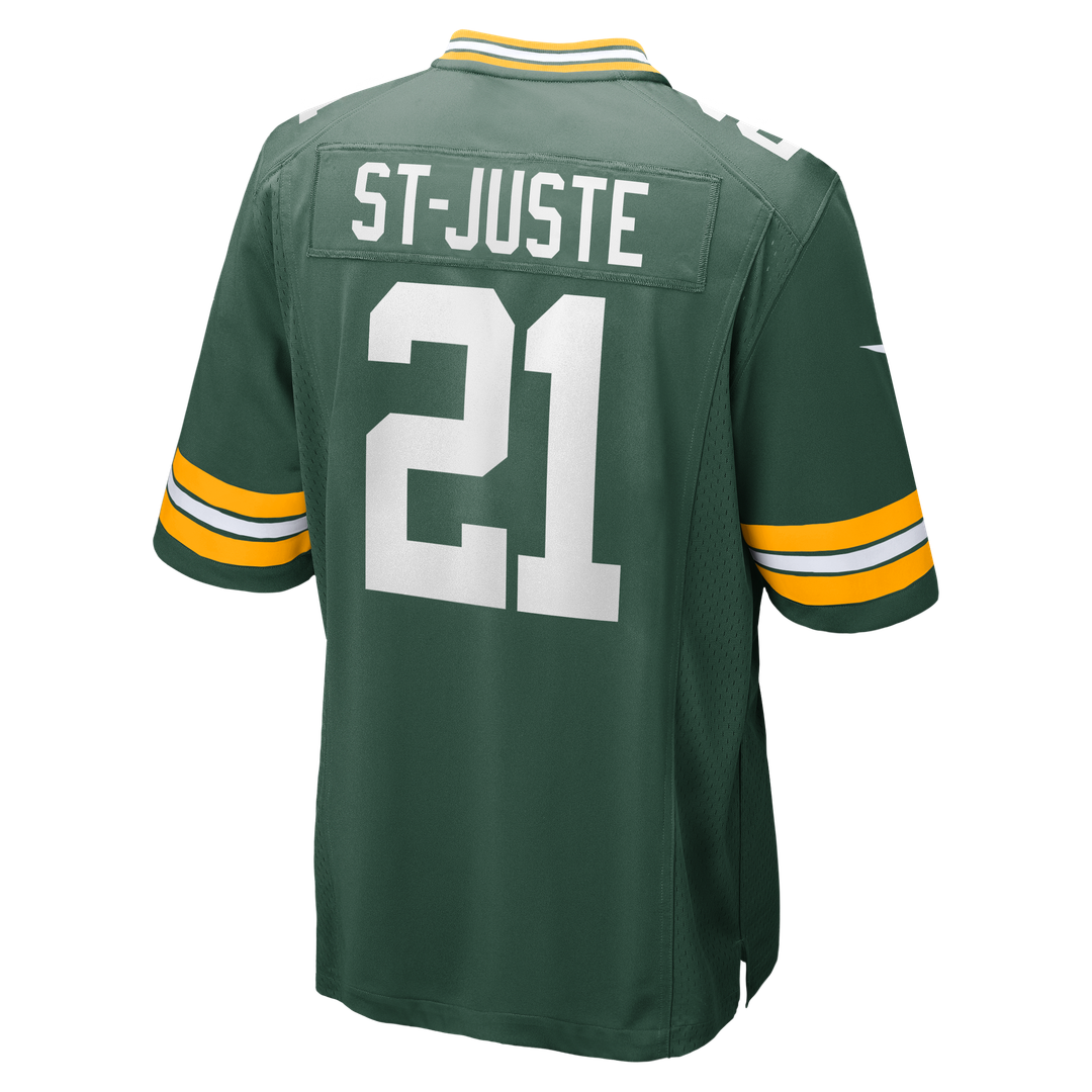 Benjamin St-Juste Green Bay Packers Nike Team Game Jersey - Green Official NFL Team Apparel Football Fan Gear