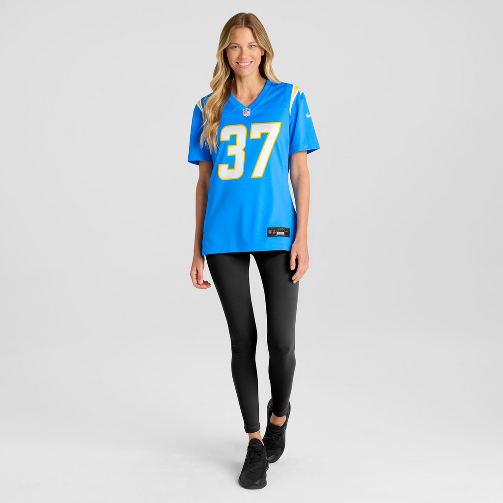 Isas Waxter Los Angeles Chargers Nike Women's Team Game Jersey - Powder Blue Official NFL Team Apparel Football Fan Gear