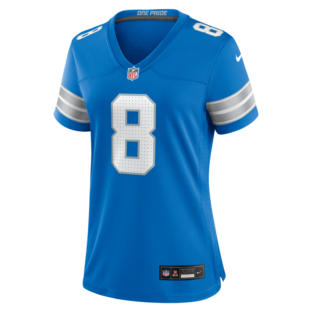 Greg Dortch Detroit Lions Nike Women's Team Game Jersey - Blue Official NFL Team Apparel Football Fan Gear