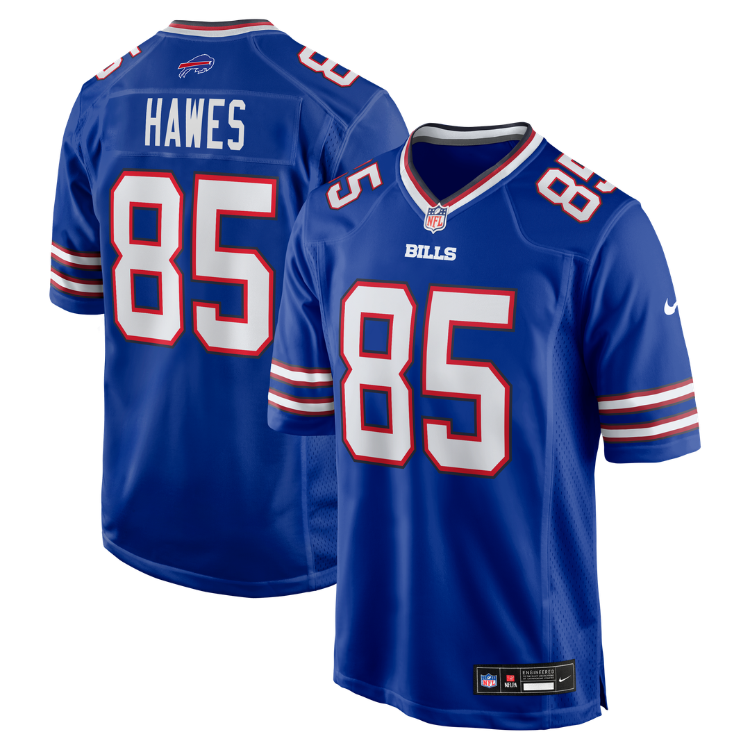 Jackson Hawes Buffalo Bills Nike Team Game Jersey - Royal Official NFL Team Apparel Football Fan Gear