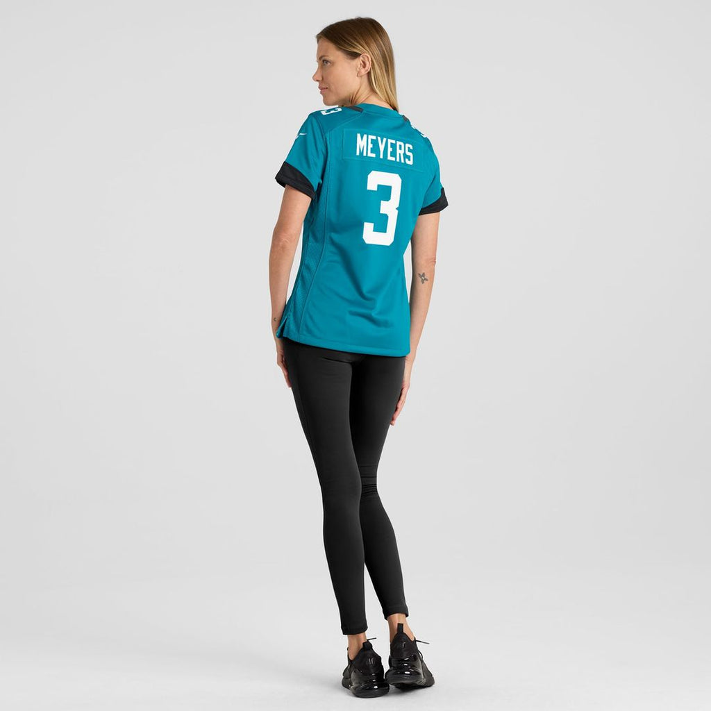 Jakobi Meyers Jacksonville Jaguars Nike Women's Team Game Jersey - Teal Official NFL Team Apparel Football Fan Gear