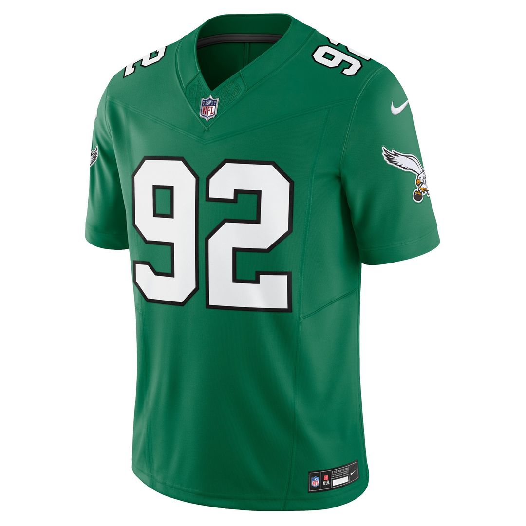 Reggie White Philadelphia Eagles Nike Alternate Vapor F.U.S.E. Limited Jersey - Kelly Green Official NFL Team Apparel Football Fan Gear
