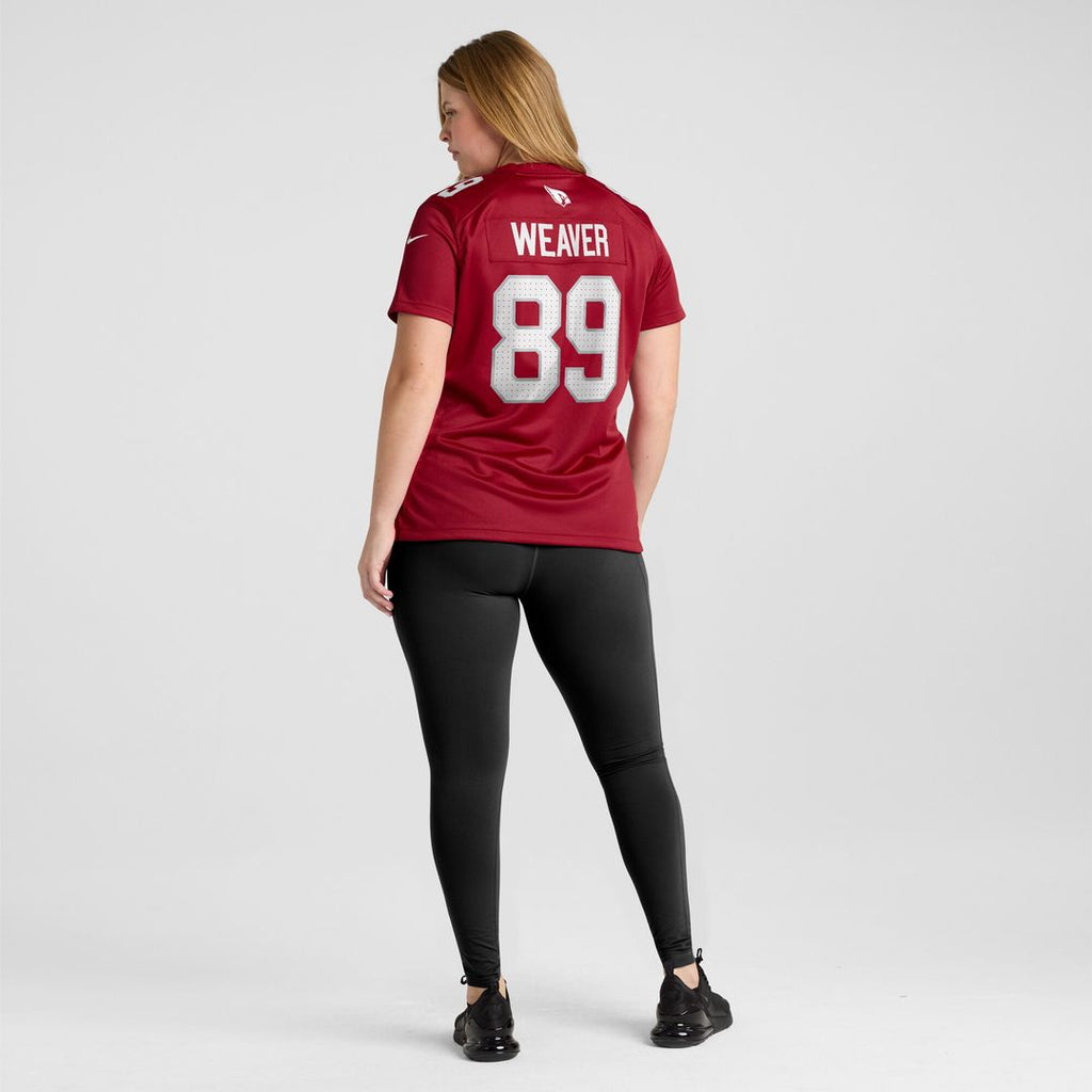 Xavier Weaver Arizona Cardinals Nike Women's Game Jersey - Cardinal Official NFL Team Apparel Football Fan Gear