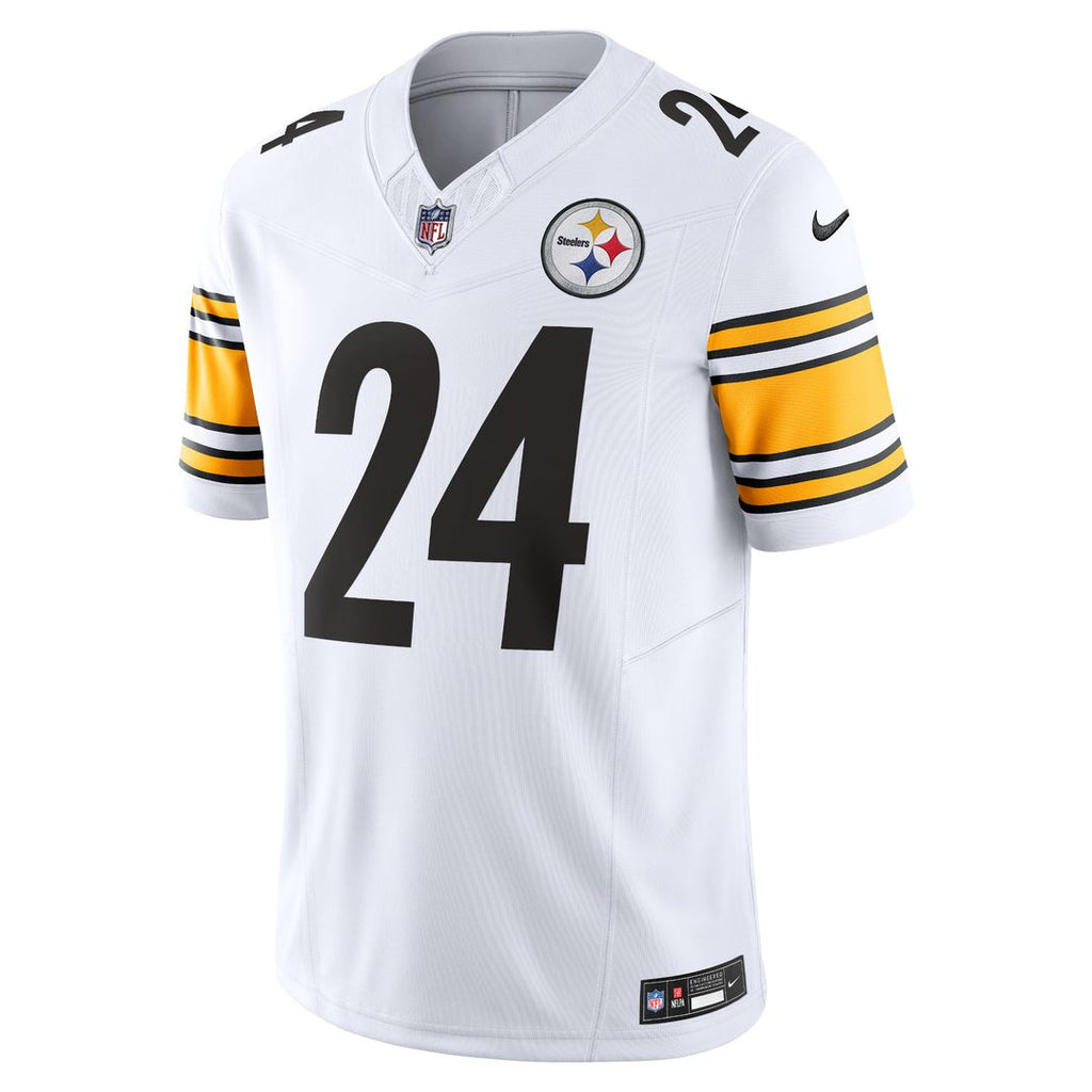 Joey Porter Jr. Pittsburgh Steelers Nike Vapor F.U.S.E. Limited Jersey - White Official NFL Team Apparel Football Fan Gear