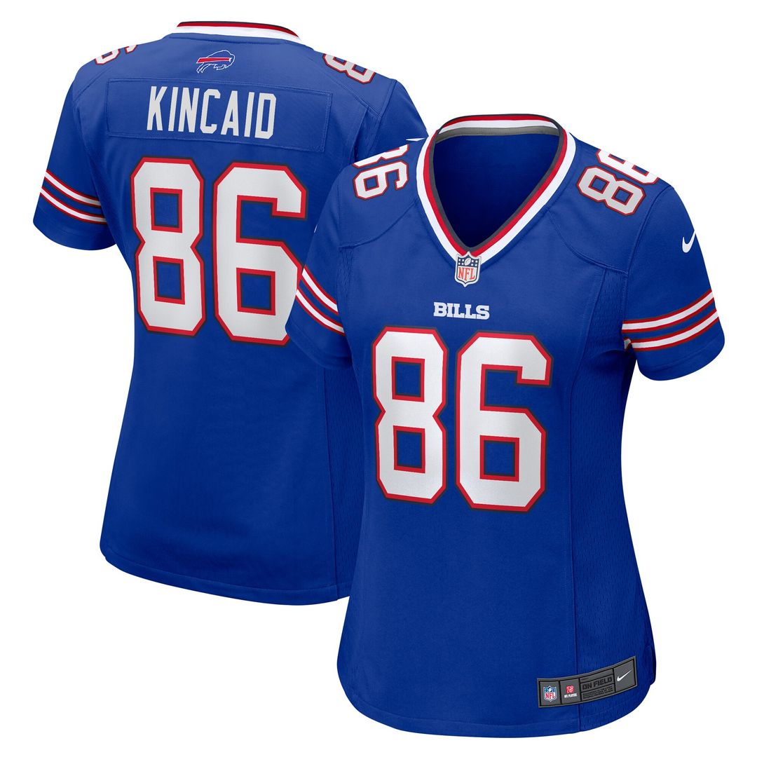 Dalton Kincaid Buffalo Bills Nike Women's Home Game Jersey - Royal Official NFL Team Apparel Football Fan Gear