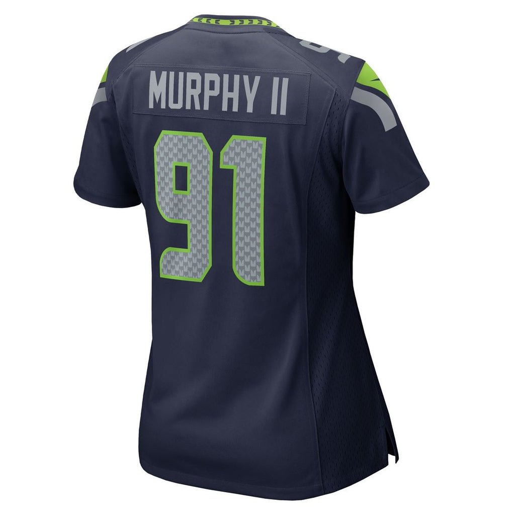 Byron Murphy II Seattle Seahawks Nike Women's Team Game Jersey - College Navy Official NFL Team Apparel Football Fan Gear