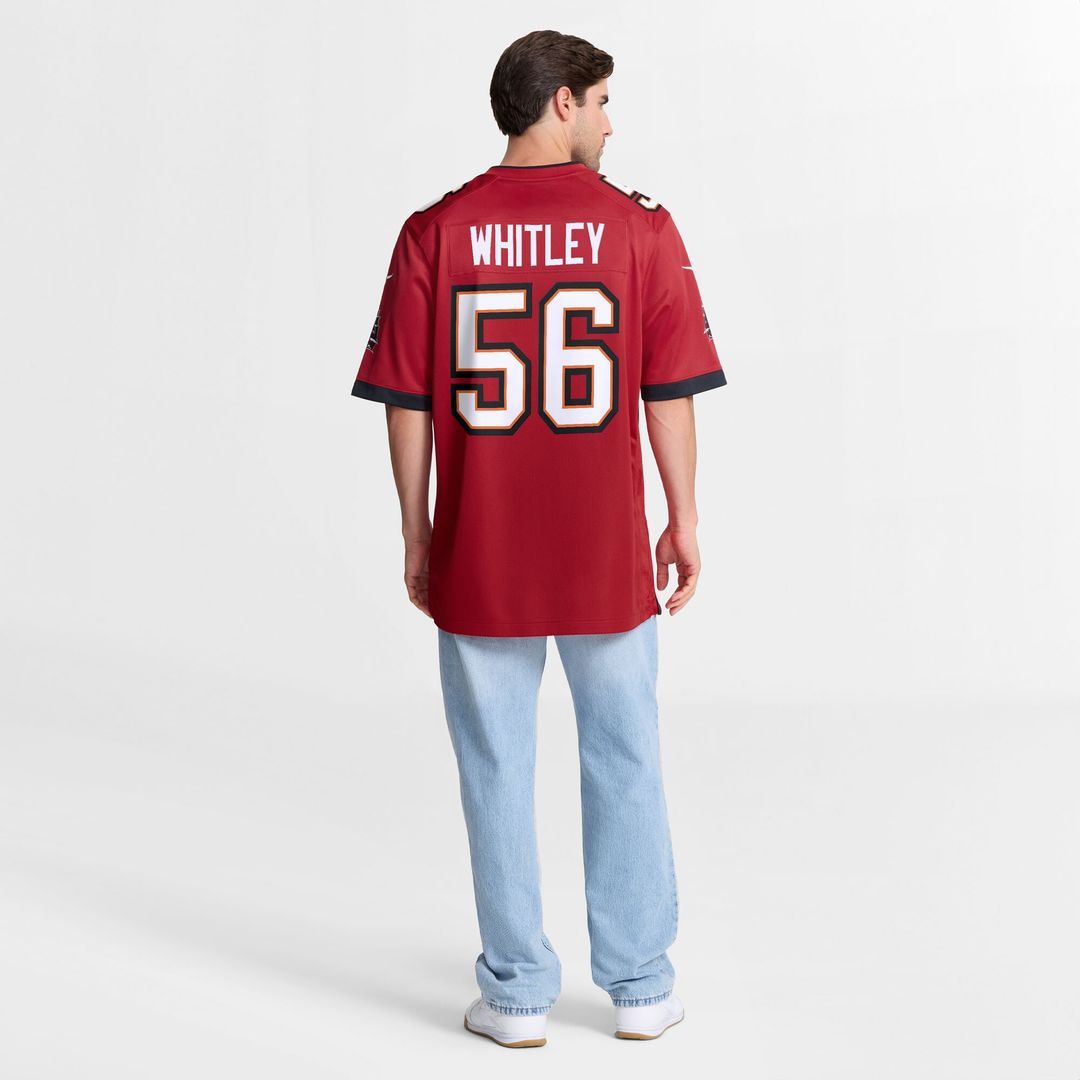 Benton Whitley Tampa Bay Buccaneers Nike Team Game Jersey - Red Official NFL Team Apparel Football Fan Gear