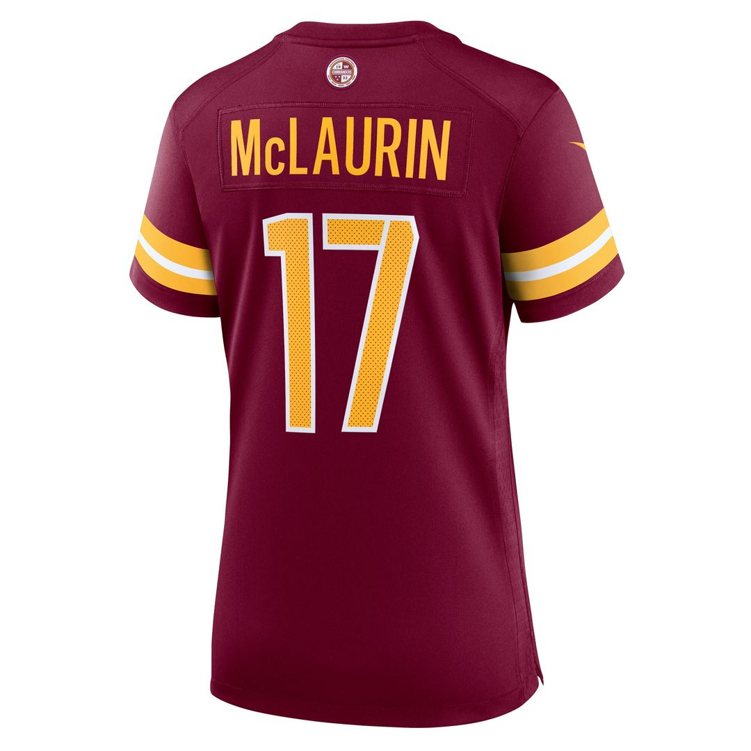 Terry McLaurin Washington Commanders Nike Women's Player Jersey - Burgundy Official NFL Team Apparel Football Fan Gear