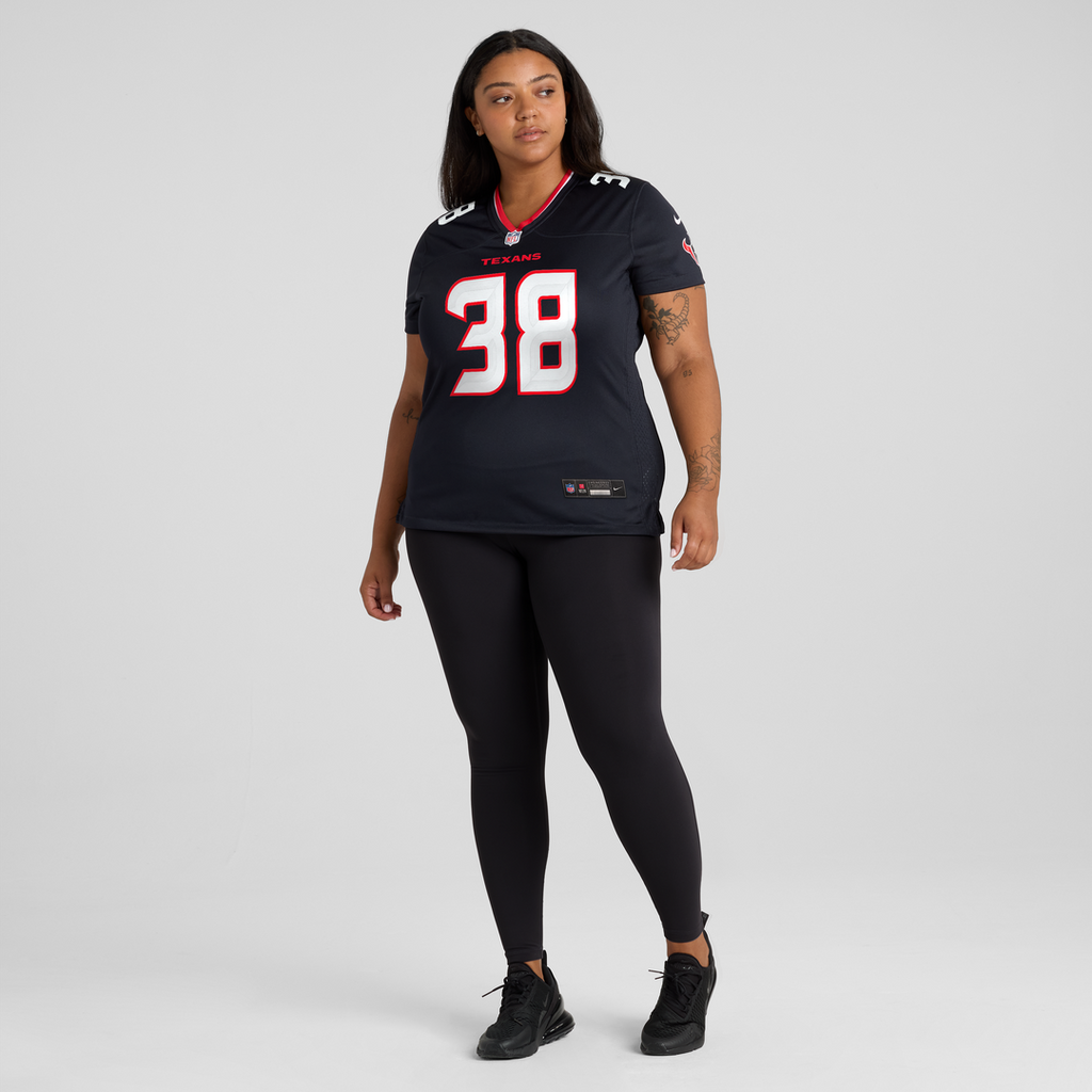 Kai Kroeger Houston Texans Nike Women's Team Game Jersey - Navy Official NFL Team Apparel Football Fan Gear