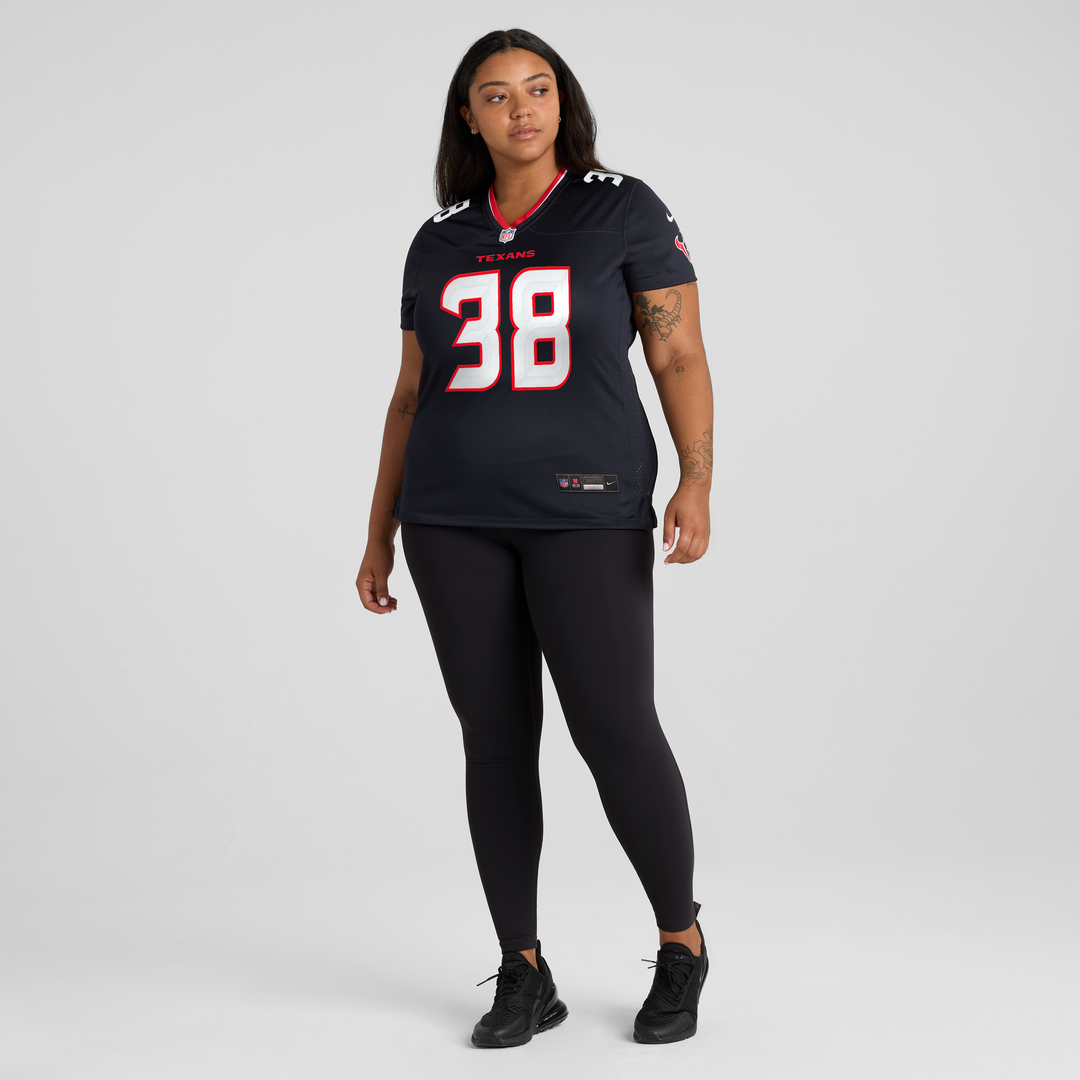 Kai Kroeger Houston Texans Nike Women's Team Game Jersey - Navy Official NFL Team Apparel Football Fan Gear