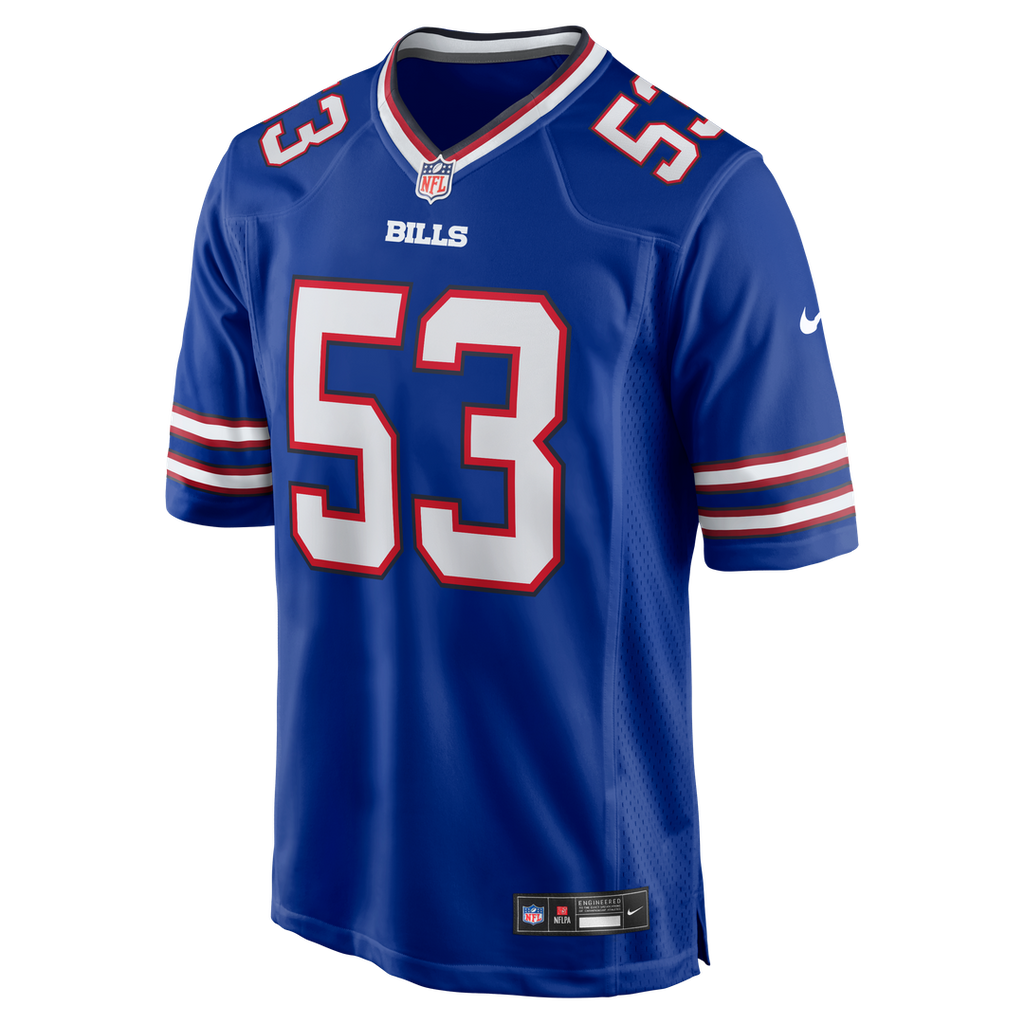 Tyrel Dodson Buffalo Bills Nike Game Player Jersey - Royal Official NFL Team Apparel Football Fan Gear
