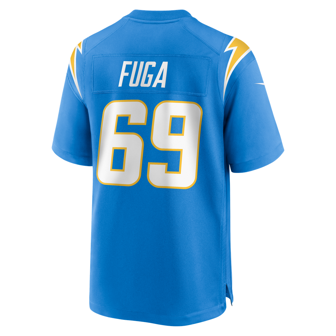 Josh Fuga Los Angeles Chargers Nike Team Game Jersey - Powder Blue Official NFL Team Apparel Football Fan Gear