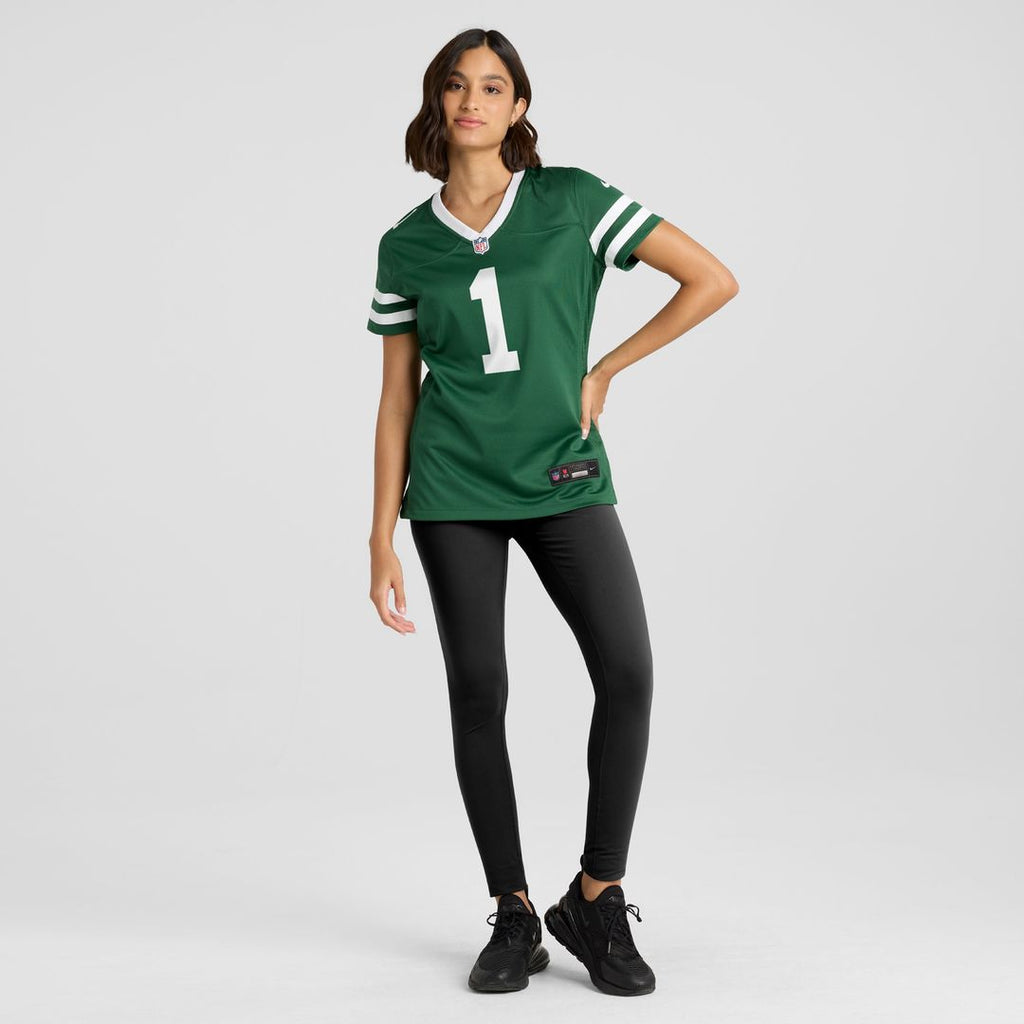 Ahmad Sauce Gardner New York Jets Nike Women's Game Jersey - Legacy Green Official NFL Team Apparel Football Fan Gear