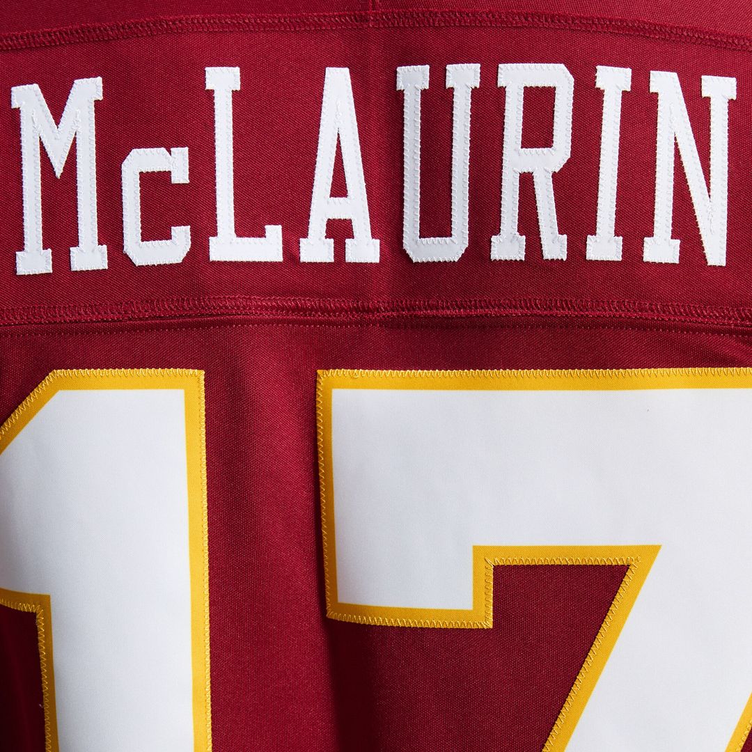 Terry McLaurin Washington Commanders Nike Vapor F.U.S.E. Stitched Limited Jersey - White Official NFL Team Apparel Football Fan Gear