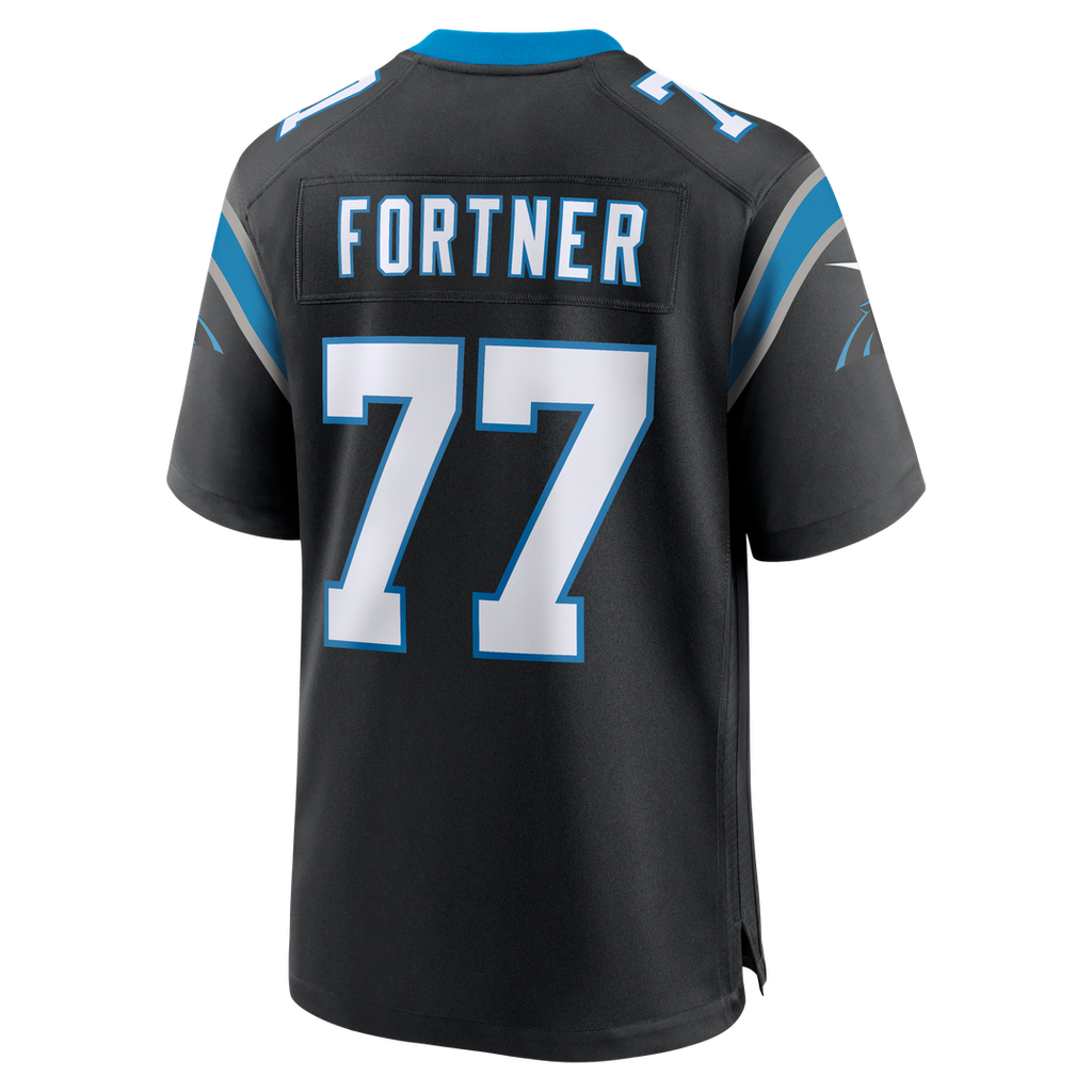 Luke Fortner Carolina Panthers Nike Team Game Jersey - Black Official NFL Team Apparel Football Fan Gear