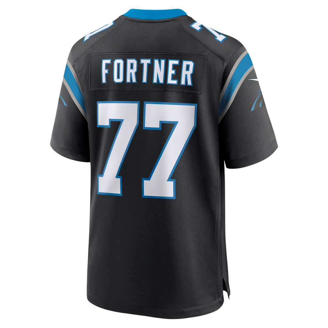 Luke Fortner Carolina Panthers Nike Team Game Jersey - Black Official NFL Team Apparel Football Fan Gear