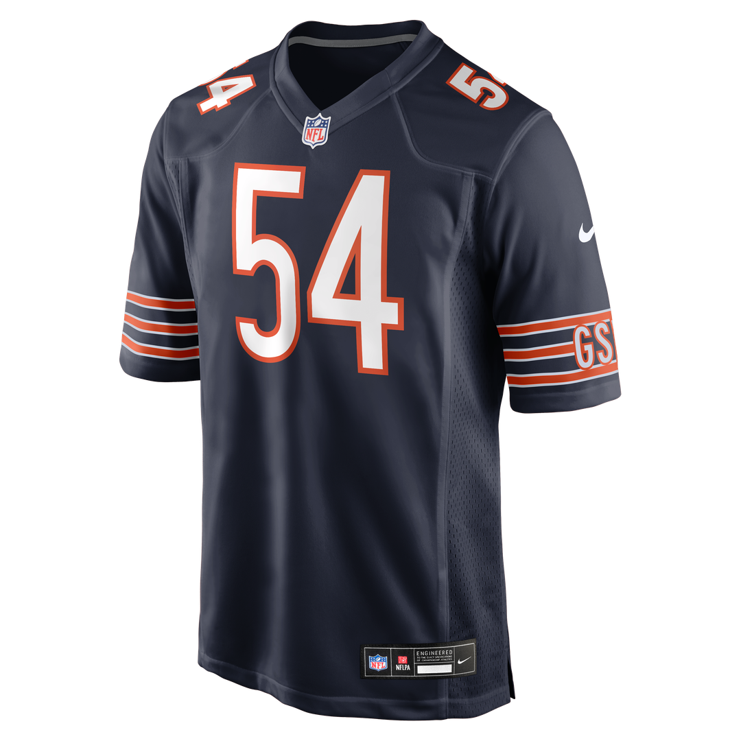 Brian Urlacher Chicago Bears Nike Game Retired Player Jersey - Navy Official NFL Team Apparel Football Fan Gear