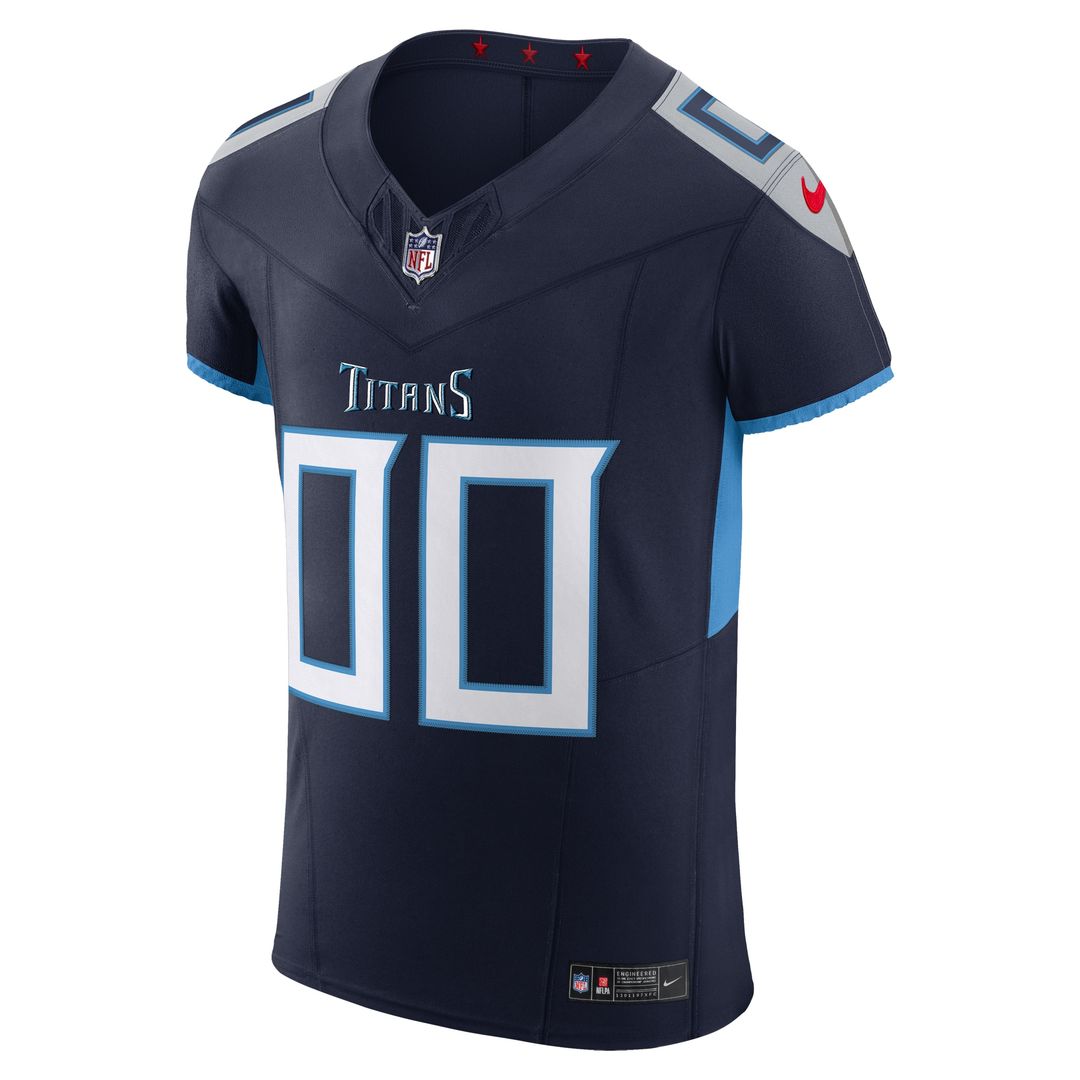 Tennessee Titans Nike Vapor F.U.S.E. Elite Custom Jersey - Navy Official NFL Team Apparel Football Fan Gear