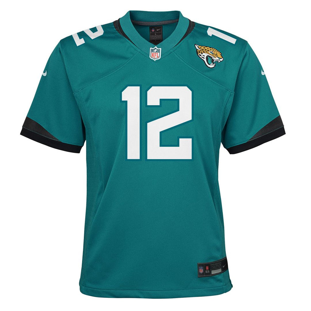 Travis Hunter Jacksonville Jaguars Nike Youth Team Game Jersey - Teal Official NFL Team Apparel Football Fan Gear