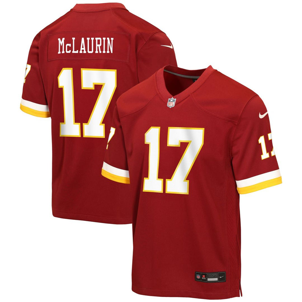 Terry McLaurin Washington Commanders Nike Youth Game Jersey - Burgundy Official NFL Team Apparel Football Fan Gear