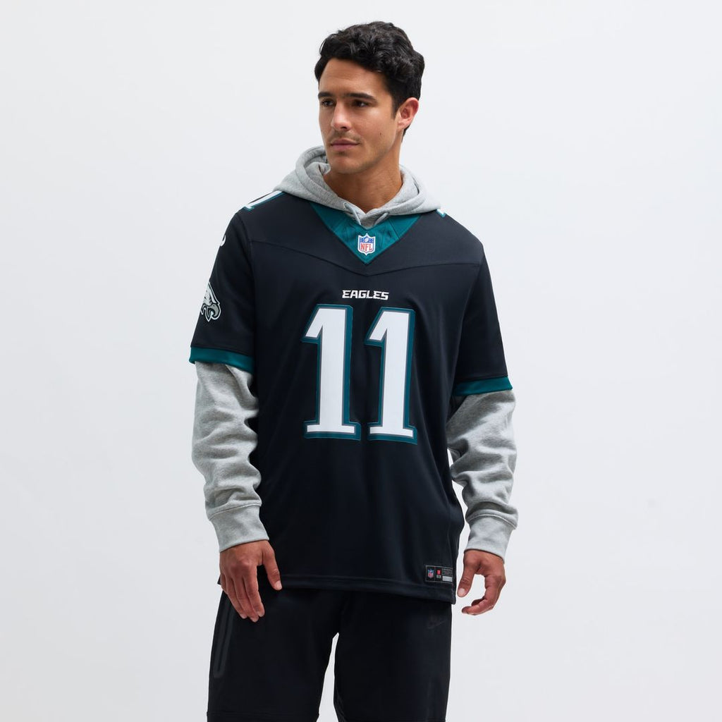 A.J. Brown Philadelphia Eagles Nike Alternate Vapor F.U.S.E. Limited Jersey - Black Official NFL Team Apparel Football Fan Gear