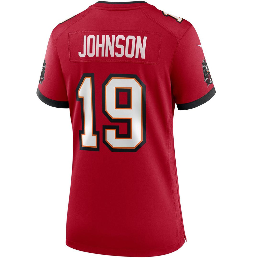 Keyshawn Johnson Tampa Bay Buccaneers Nike Women's Game Retired Player Jersey - Red Official NFL Team Apparel Football Fan Gear