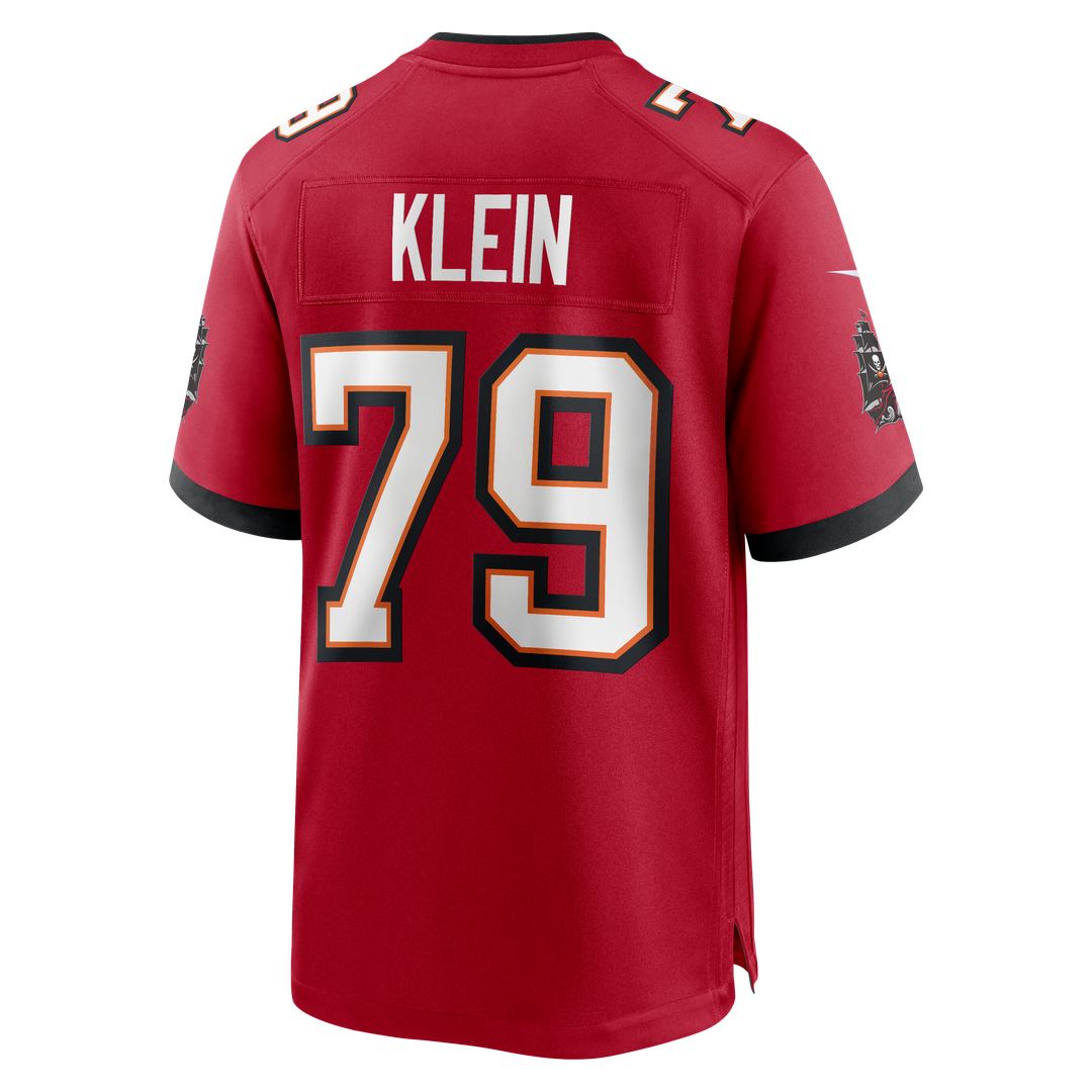 Elijah Klein Tampa Bay Buccaneers Nike Game Jersey - Red Official NFL Team Apparel Football Fan Gear