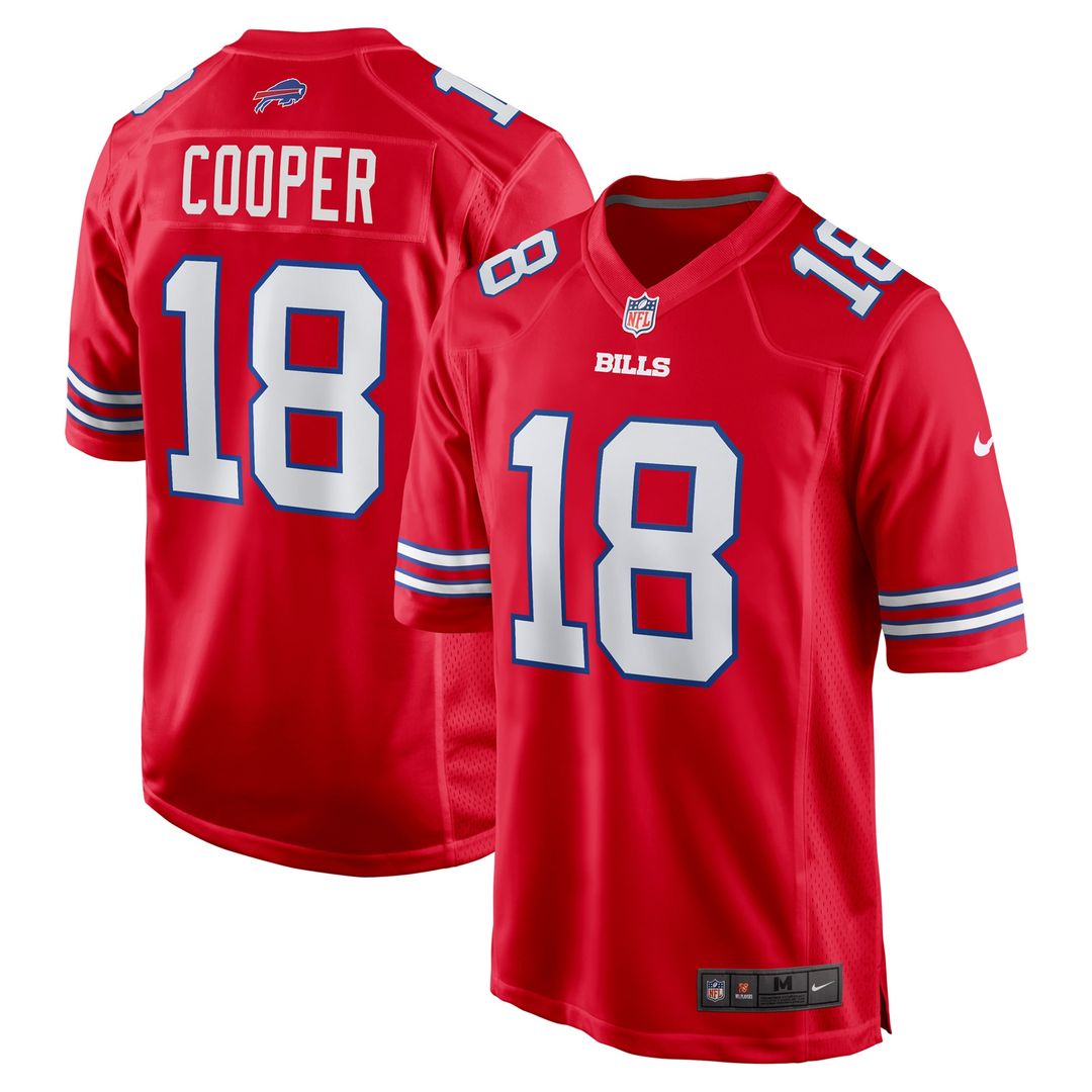 Amari Cooper Buffalo Bills Nike Alternate Game Jersey - Red Official NFL Team Apparel Football Fan Gear