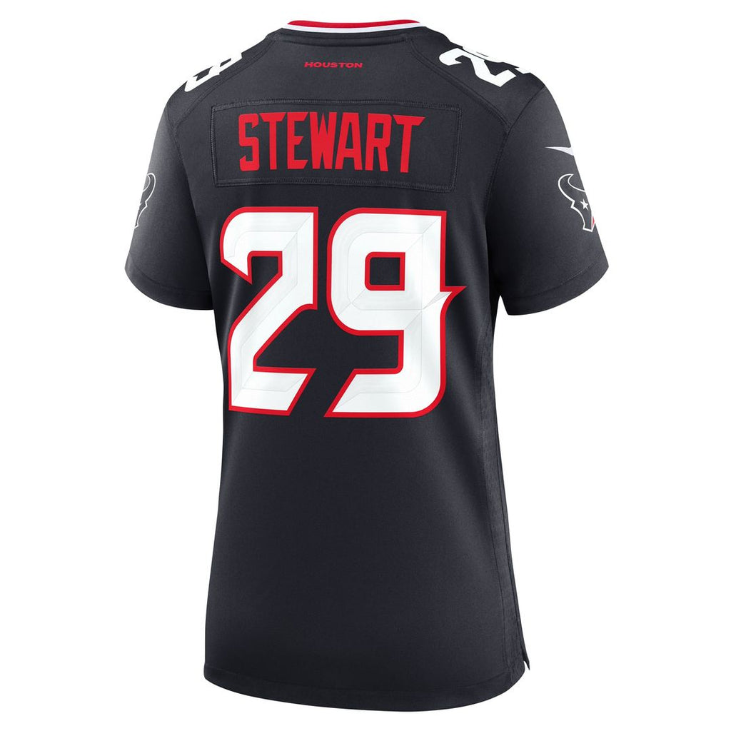 M.J. Stewart Houston Texans Nike Women's Team Game Jersey - Navy Official NFL Team Apparel Football Fan Gear