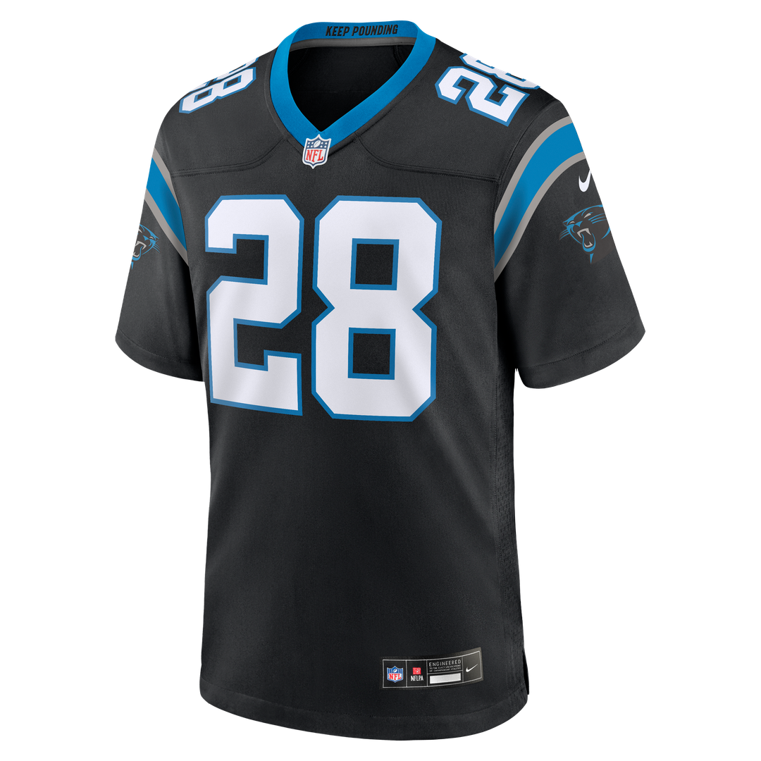AJ Dillon Carolina Panthers Nike Team Game Jersey - Black Official NFL Team Apparel Football Fan Gear