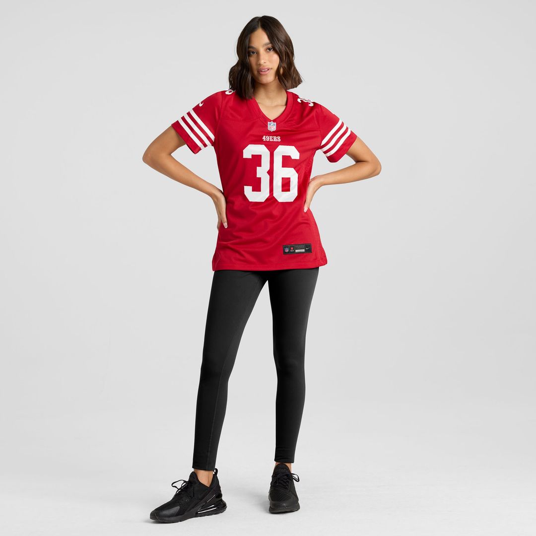 Marques Sigle San Francisco 49ers Nike Women's Team Game Jersey - Scarlet Official NFL Team Apparel Football Fan Gear