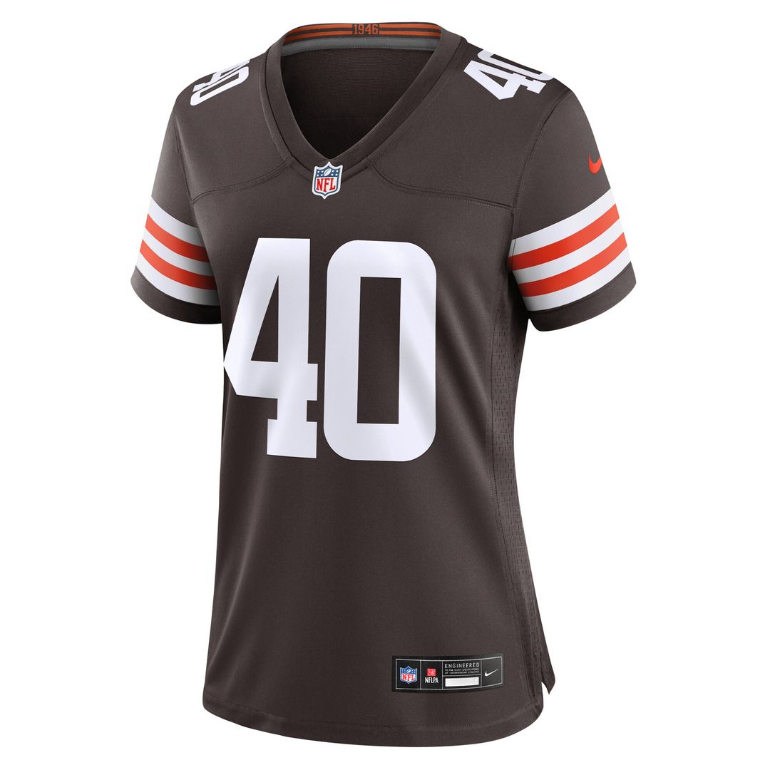 Nathaniel Watson Cleveland Browns Nike Women's Game Jersey - Brown Official NFL Team Apparel Football Fan Gear