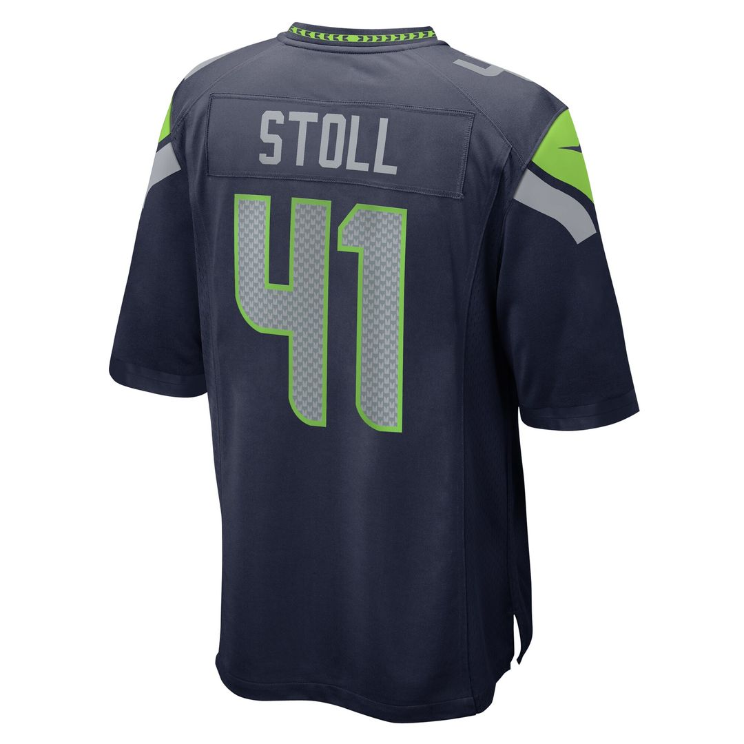 Chris Stoll Seattle Seahawks Nike Game Jersey - College Navy Official NFL Team Apparel Football Fan Gear