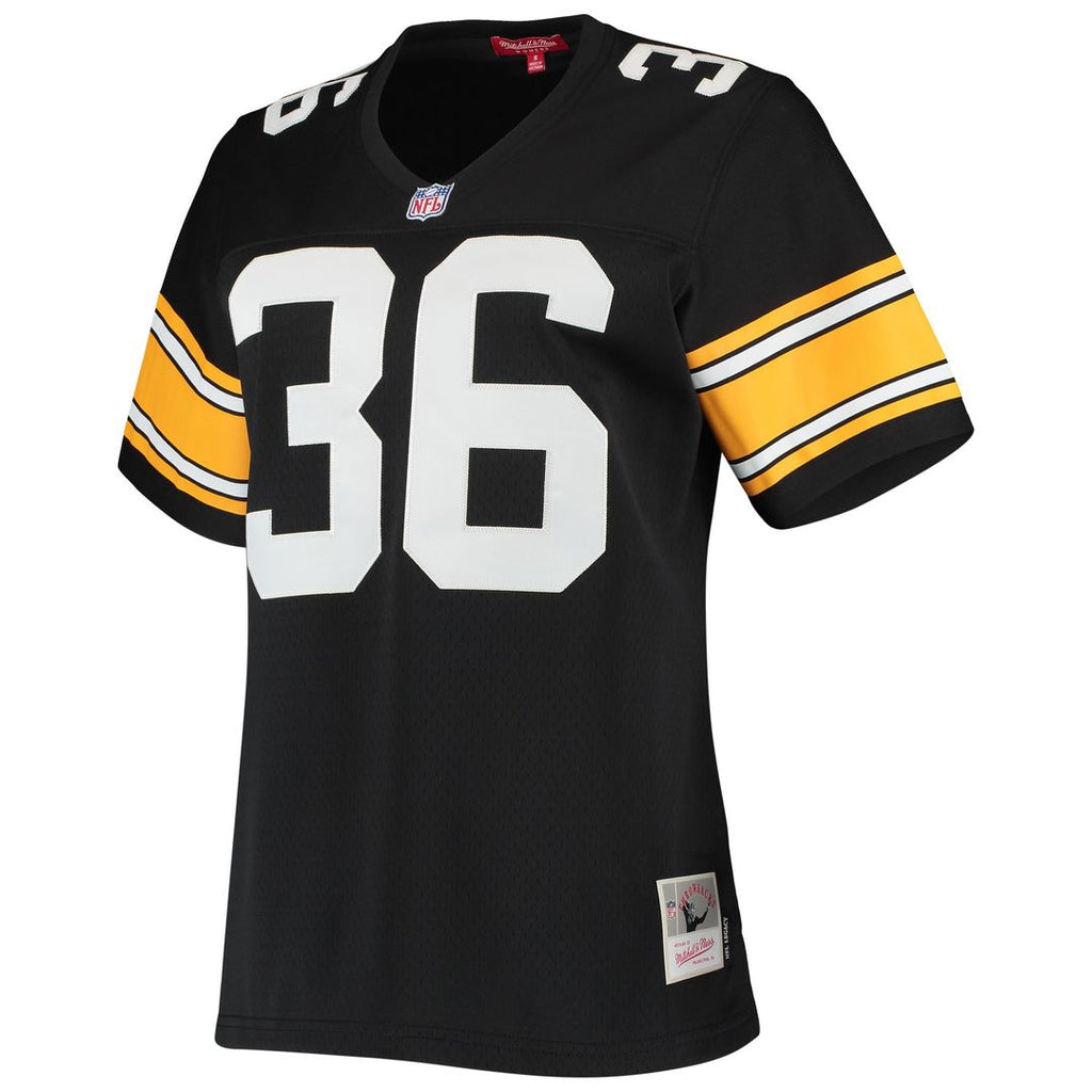 Jerome Bettis Pittsburgh Steelers Mitchell & Ness Women's 1996 Legacy Replica Jersey - Black Official NFL Team Apparel Football Fan Gear