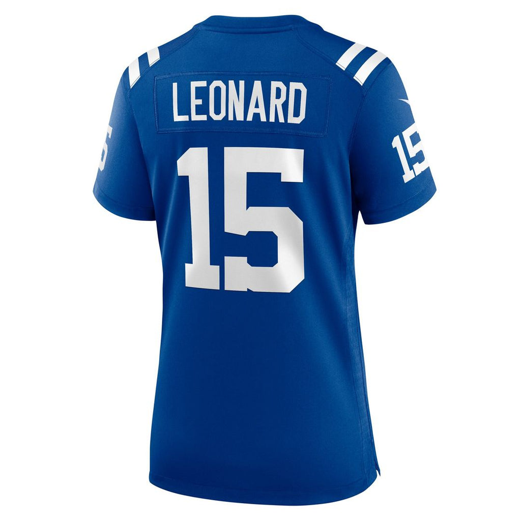 Riley Leonard Indianapolis Colts Nike Women's Team Game Jersey - Royal Official NFL Team Apparel Football Fan Gear