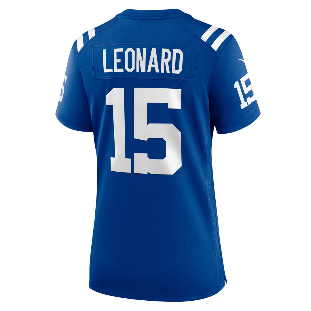 Riley Leonard Indianapolis Colts Nike Women's Team Game Jersey - Royal Official NFL Team Apparel Football Fan Gear