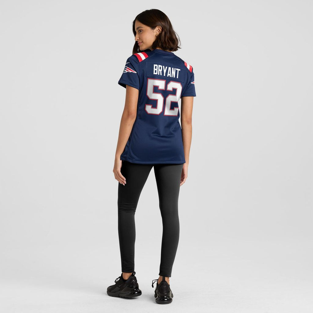 Marcus Bryant New England Patriots Nike Women's Team Game Jersey - Navy Official NFL Team Apparel Football Fan Gear